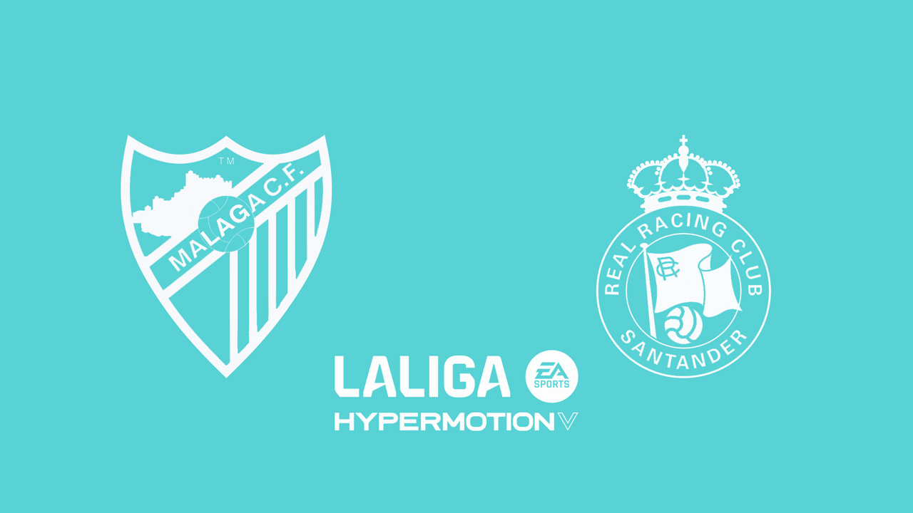 Málaga vs Racing de Santander poster