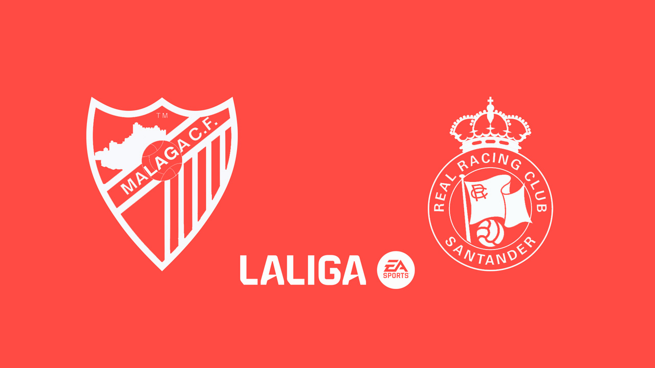 Málaga vs Racing de Santander poster