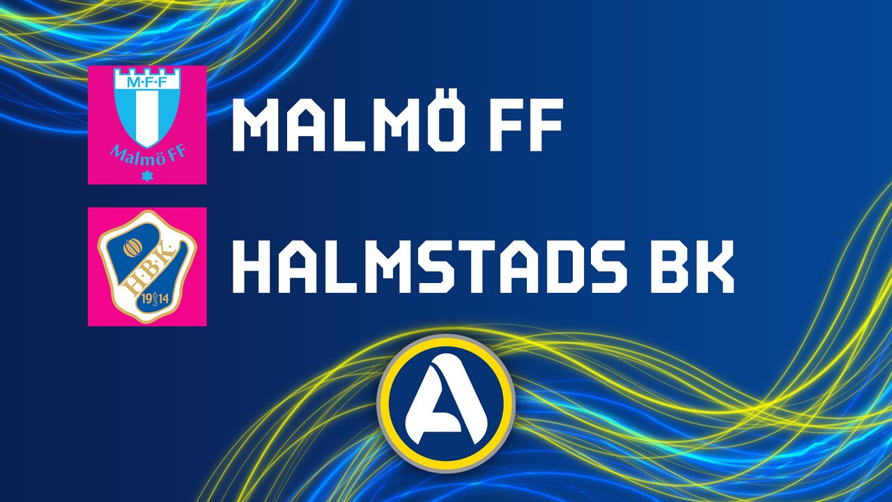 Malmo FF vs Halmstad poster