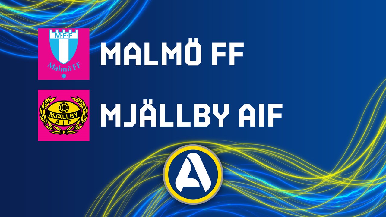 Malmo FF vs Mjällby poster