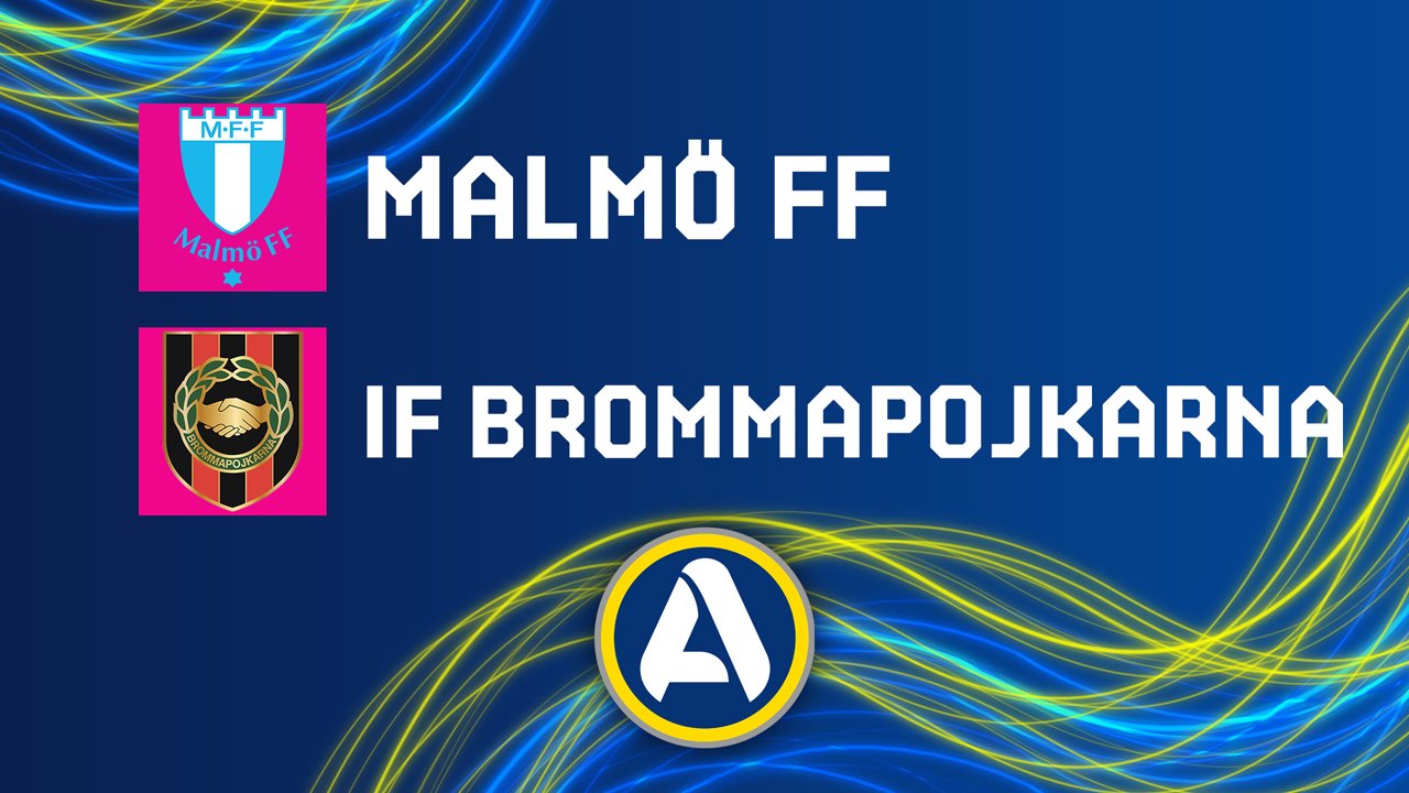 Malmö vs Brommapojkarna poster