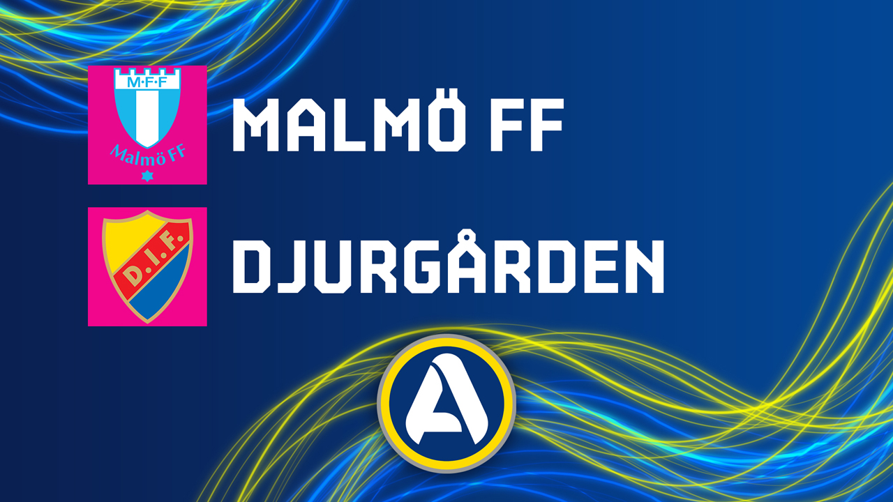 Malmö vs Djurgården poster