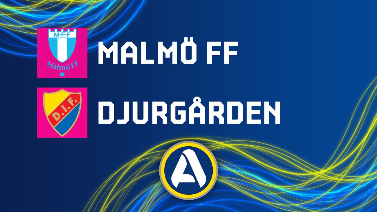 Malmö vs Djurgården poster