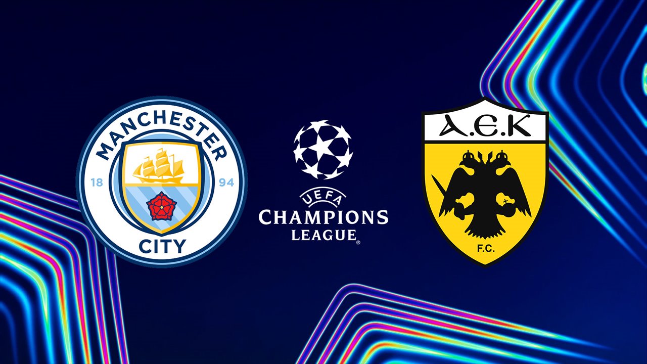 Manchester City vs AEK Athens poster