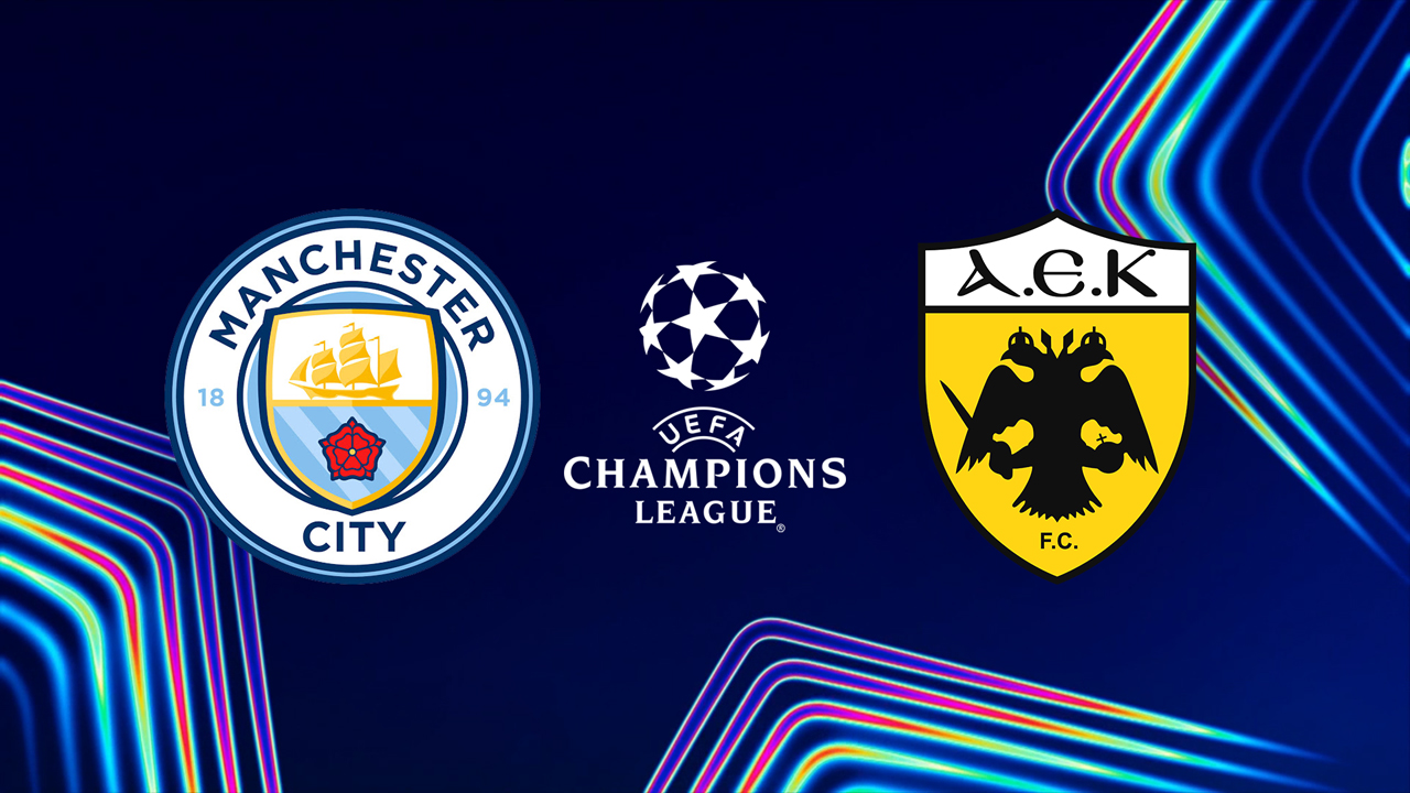 Manchester City vs AEK Athens poster