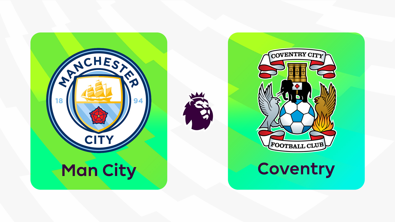 Manchester City vs Coventry City poster