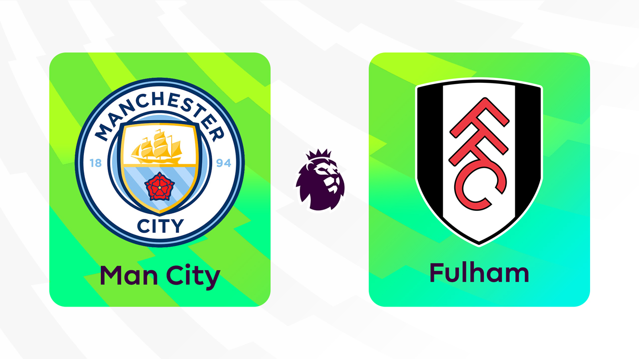 Manchester City vs Fulham poster
