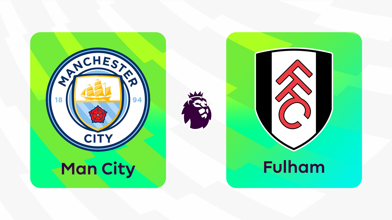 Manchester City vs Fulham poster