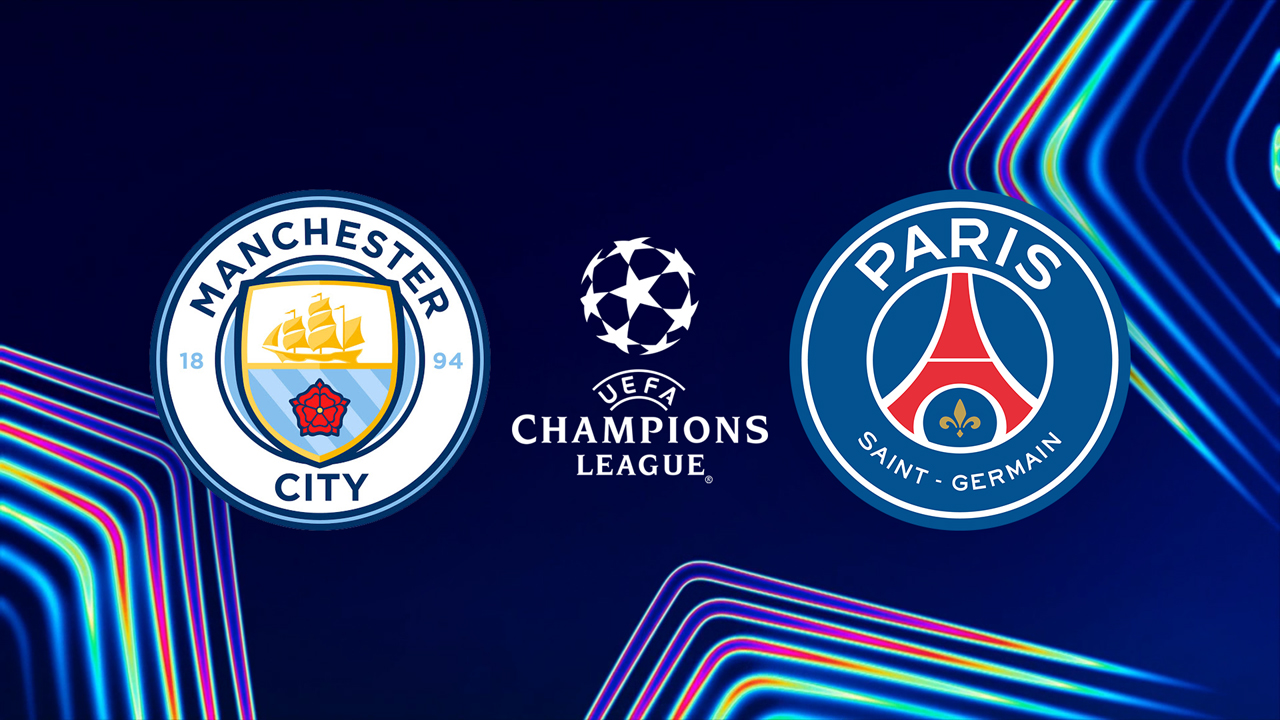 Manchester City vs Paris Saint-Germain poster