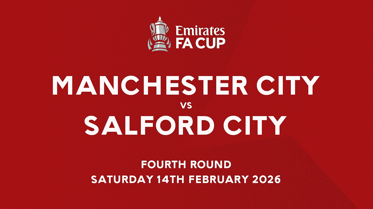 Manchester City vs Salford City poster