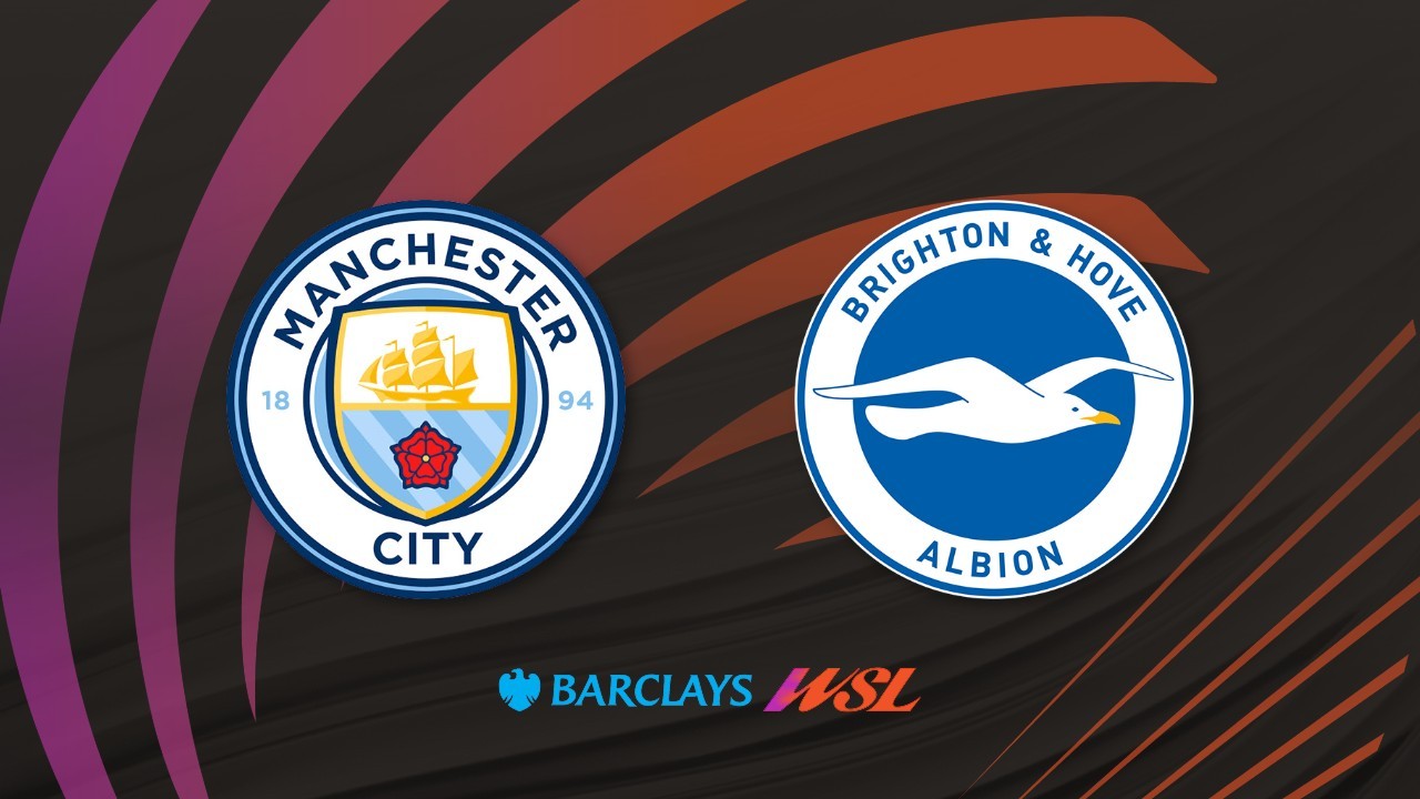 Manchester City WFC vs Brighton WFC poster