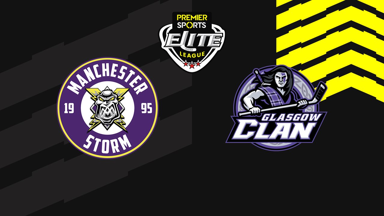 Manchester Storm vs Glasgow Clan poster
