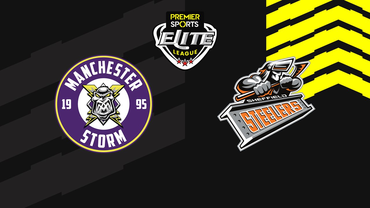 Manchester Storm vs Sheffield Steelers poster
