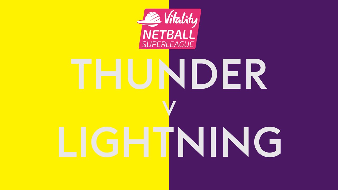 Manchester Thunder vs Loughborough Lightning poster