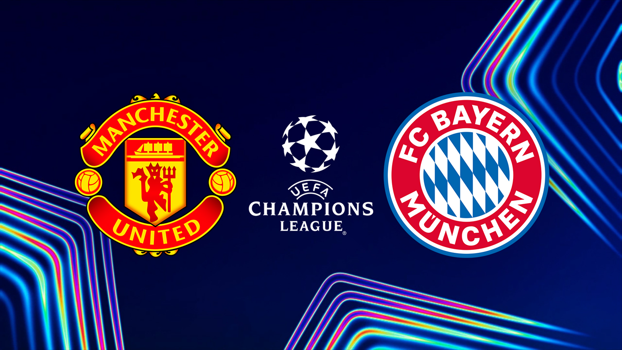 Manchester United vs Bayern Munich poster