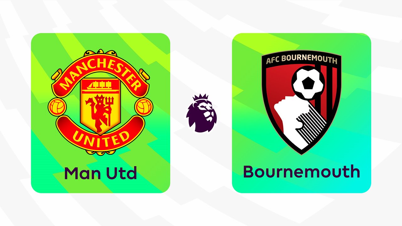 Manchester United vs Bournemouth poster