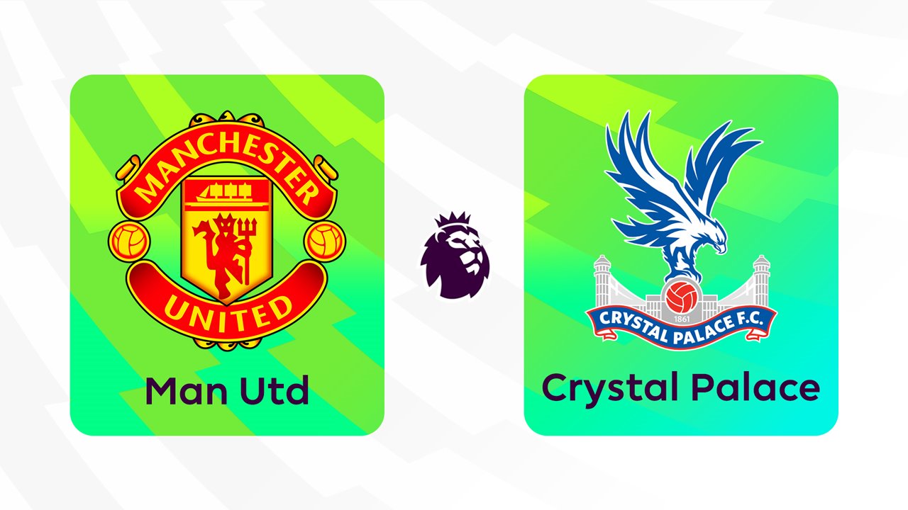 Manchester United vs Crystal Palace poster