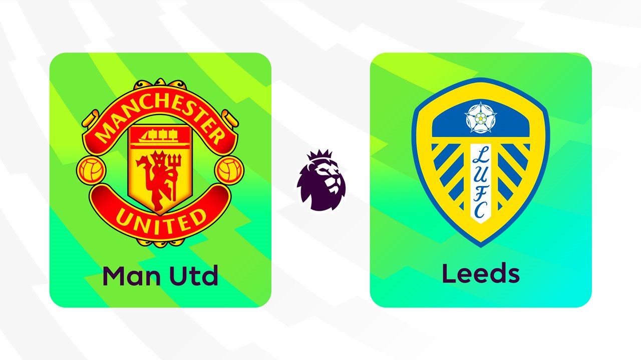 Manchester United vs Leeds United poster