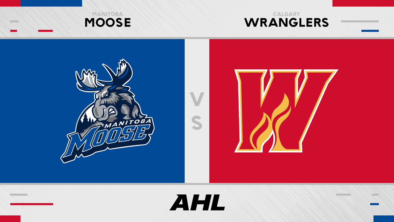 Manitoba Moose vs Calgary Wranglers poster