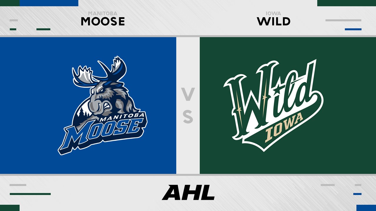 Manitoba Moose vs Iowa Wild poster