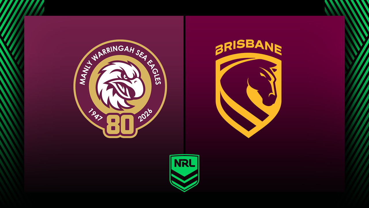 Manly Sea Eagles vs Brisbane Broncos poster