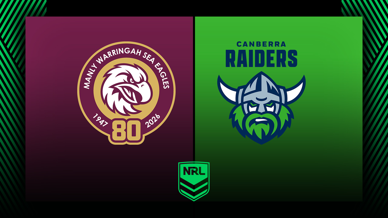 Manly Sea Eagles vs Canberra Raiders poster