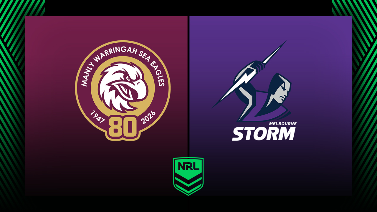 Manly Sea Eagles vs Melbourne Storm poster