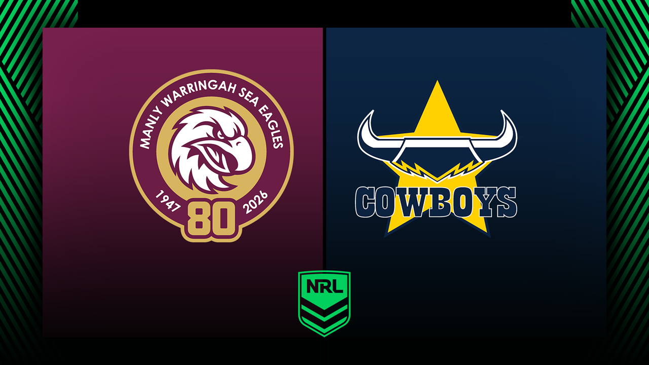 Manly Sea Eagles vs North Queensland Cowboys poster