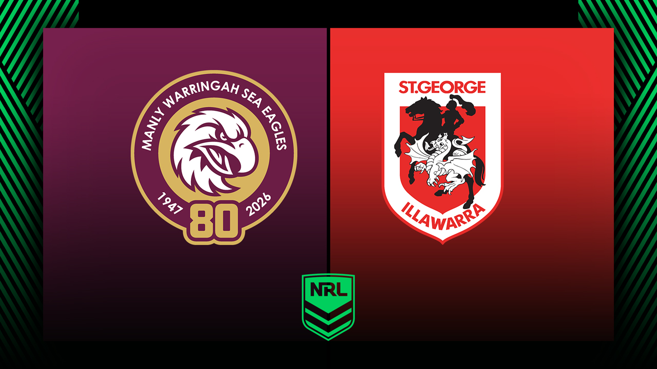 Manly Sea Eagles vs St. George Illawara Dragons poster
