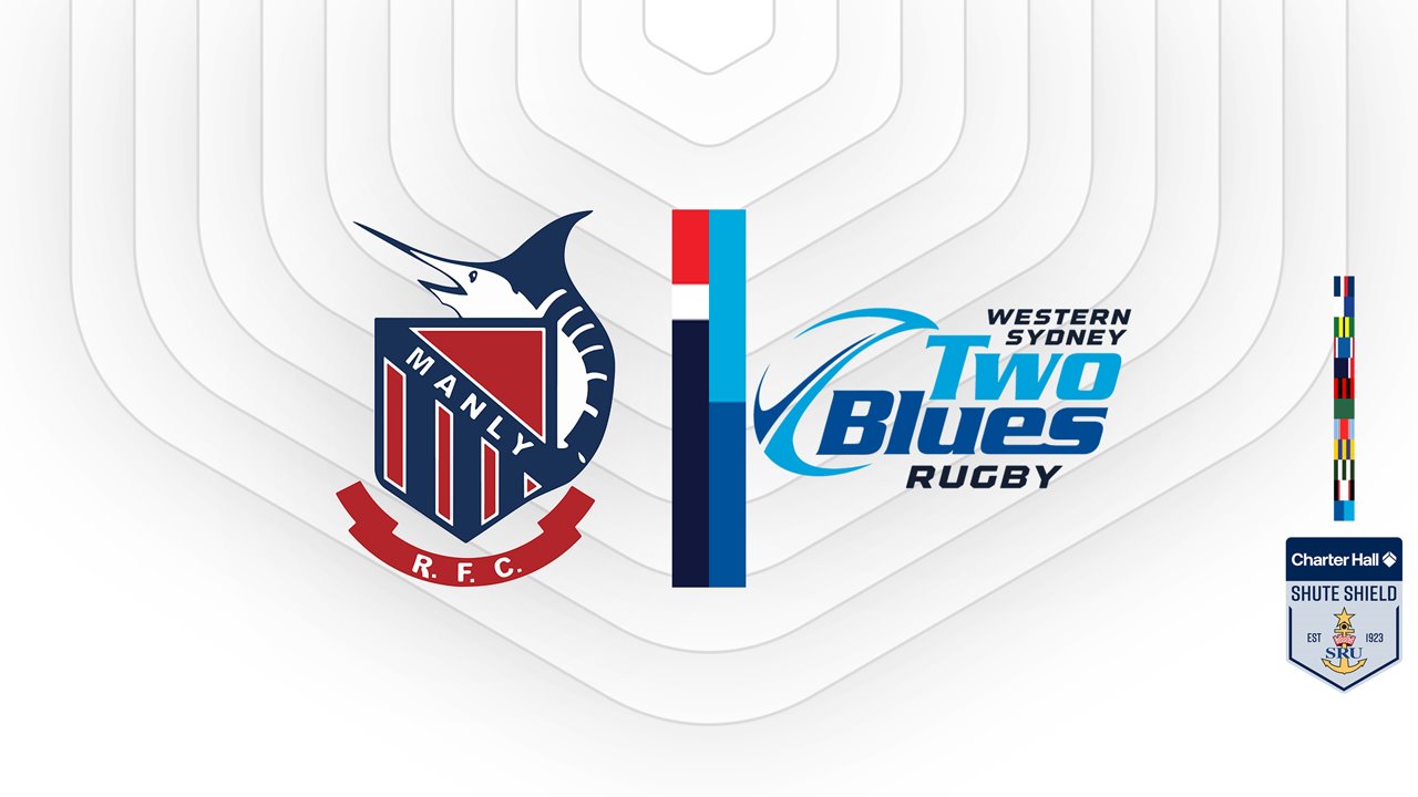 Manly vs Western Sydney Two Blues poster