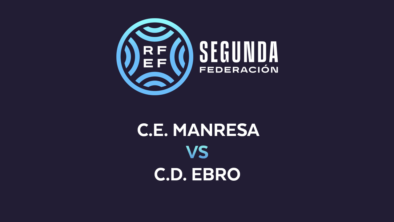 Manresa vs Ebro poster