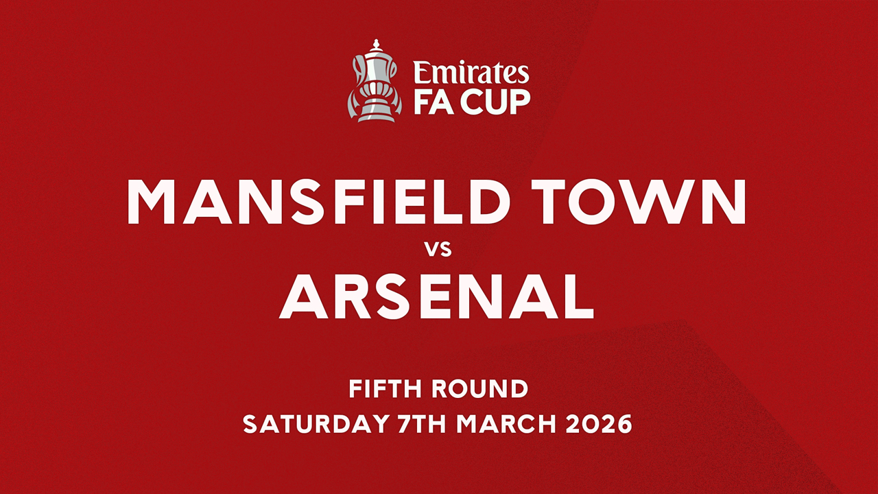 Mansfield Town vs Arsenal poster