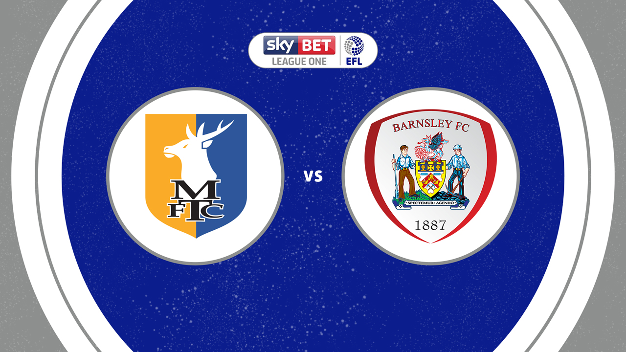 Mansfield Town vs Barnsley poster