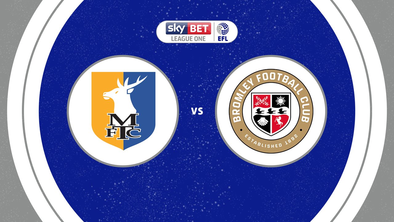 Mansfield Town vs Bromley poster