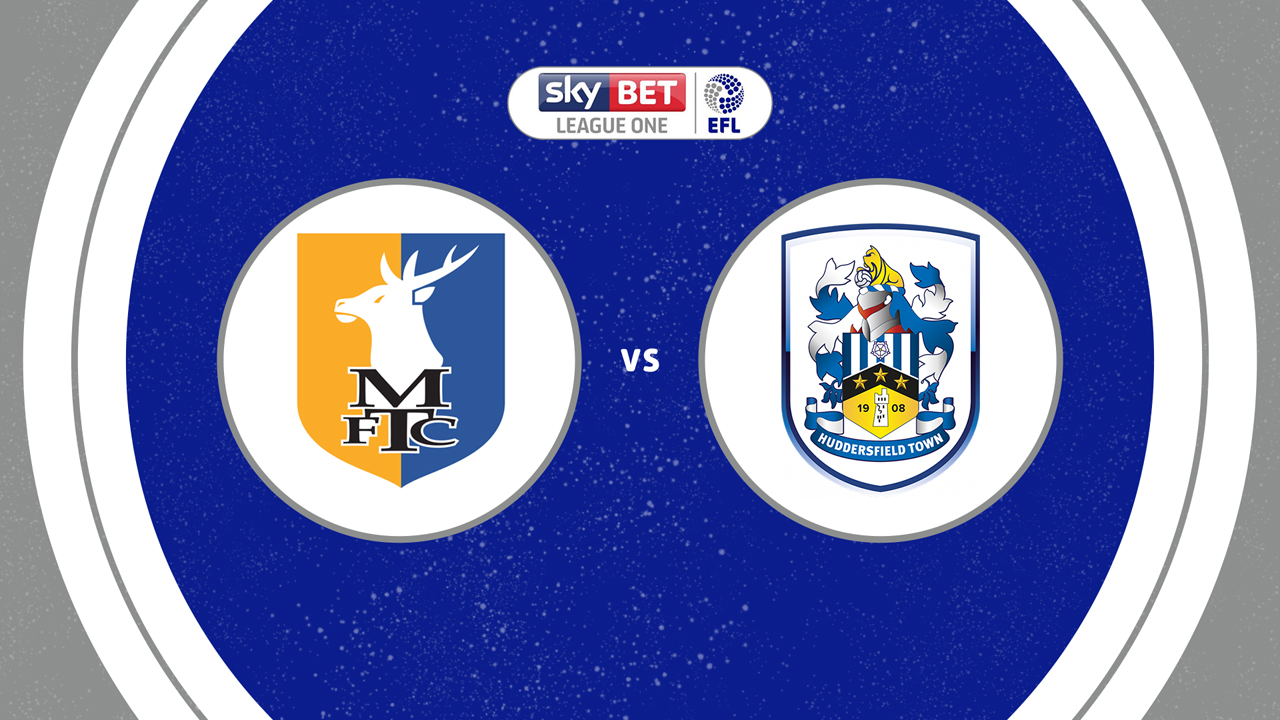 Mansfield Town vs Huddersfield Town poster