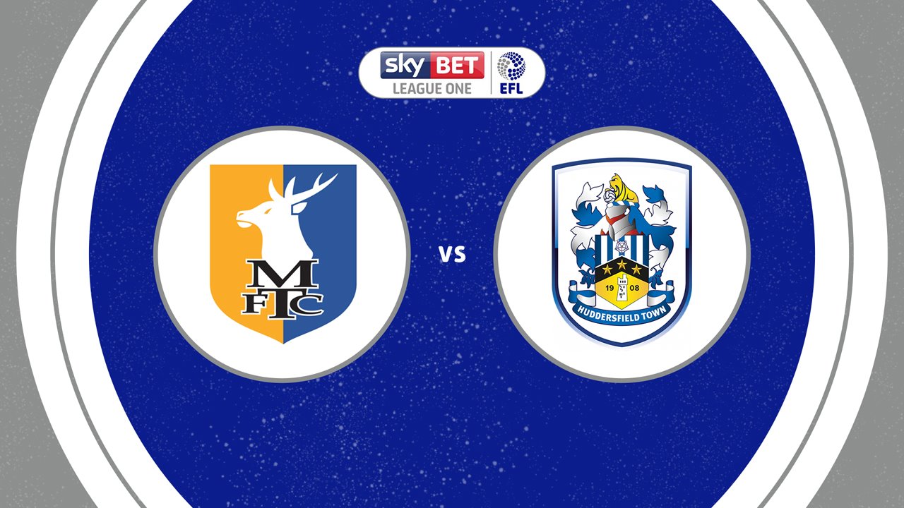 Mansfield Town vs Huddersfield Town poster