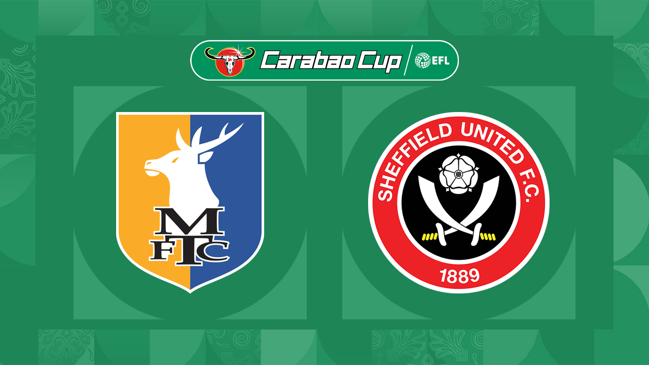 Mansfield Town vs Sheffield United poster
