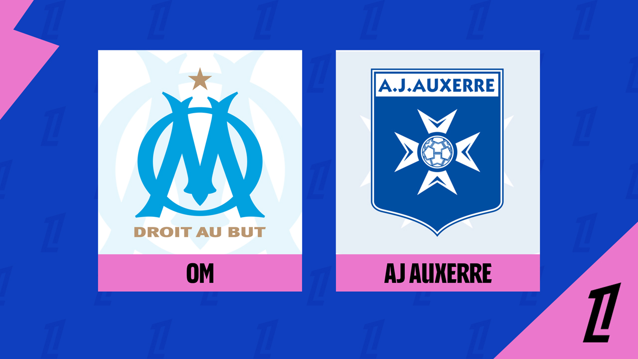 Marseille vs Auxerre poster