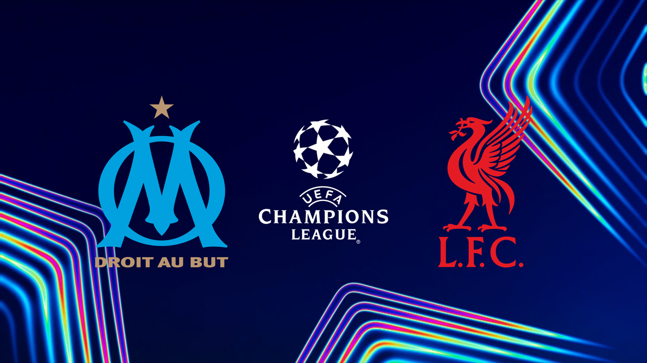 Marseille vs Liverpool poster