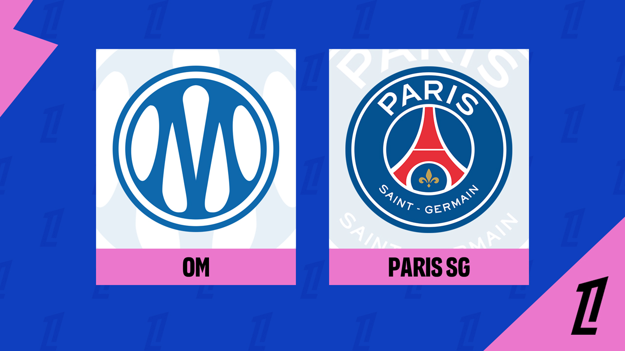 Marseille vs Paris Saint-Germain poster