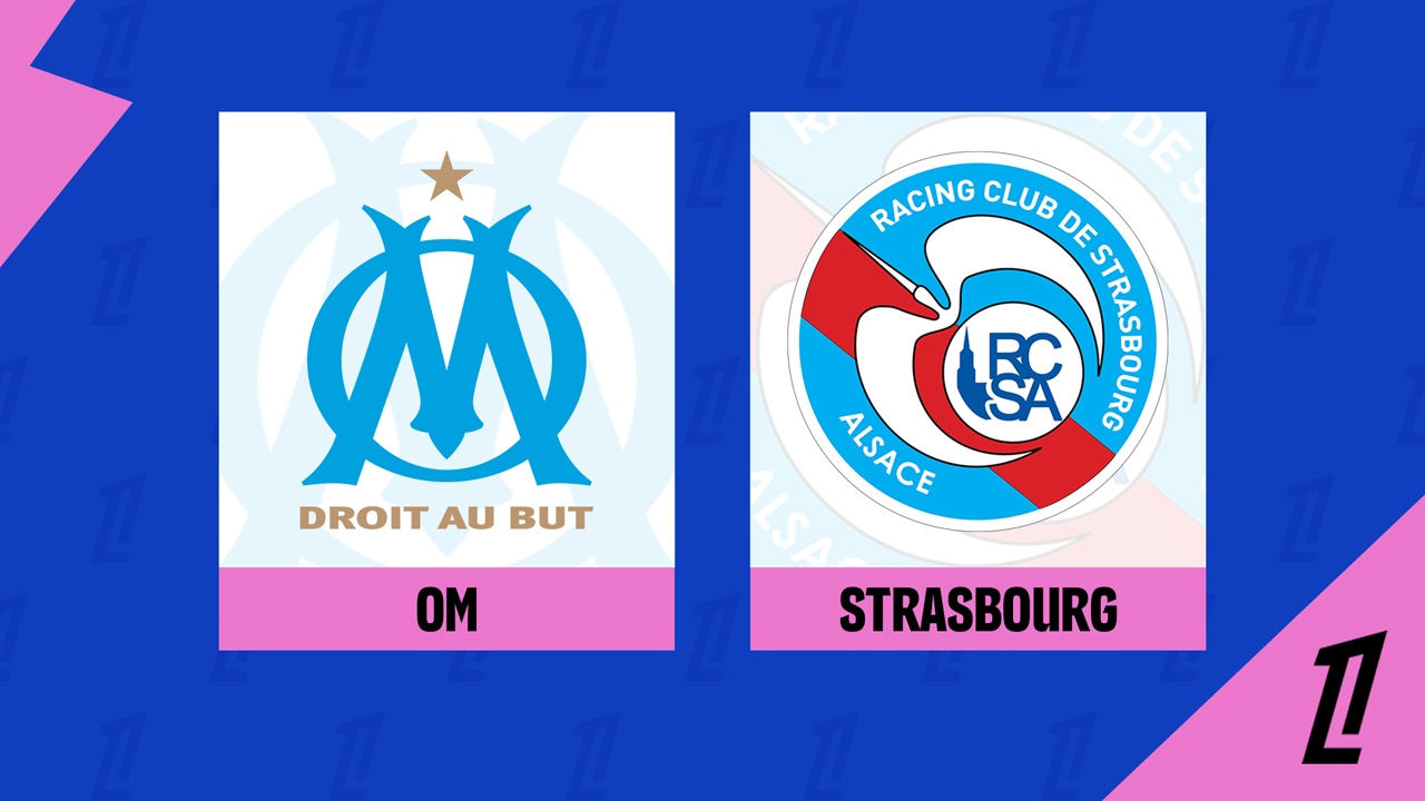 Marseille vs Strasbourg poster