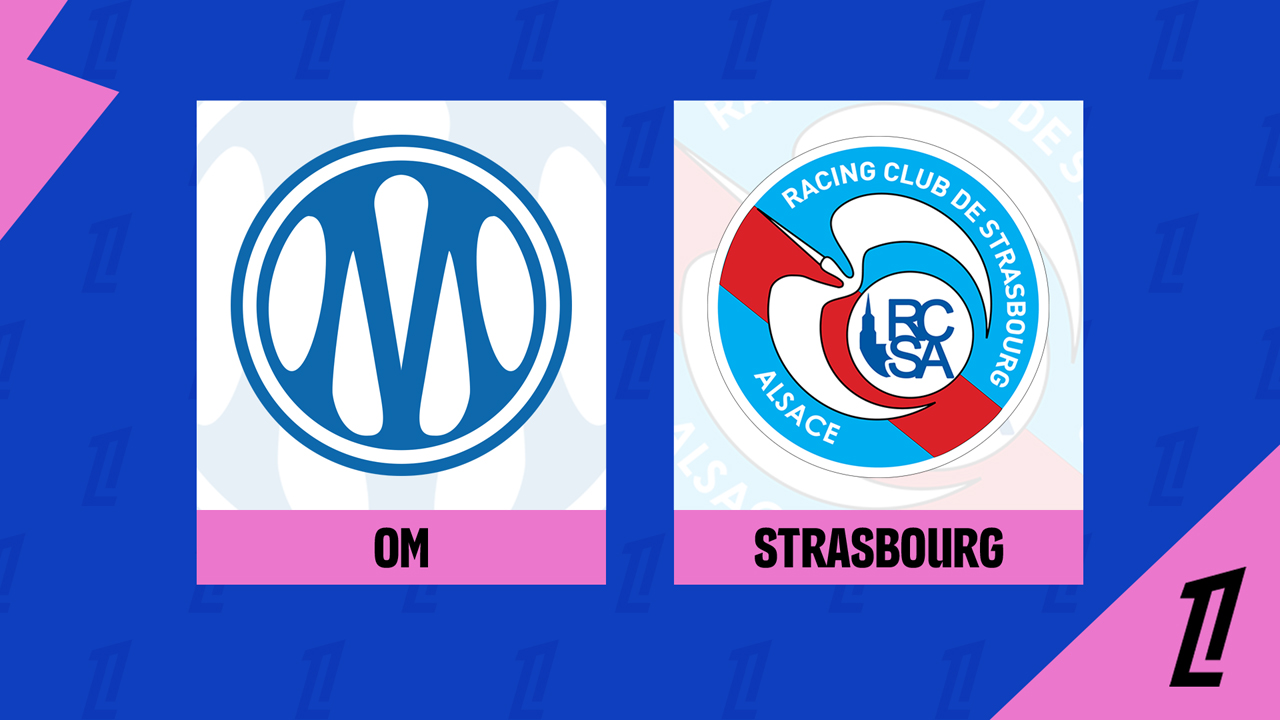 Marseille vs Strasbourg poster