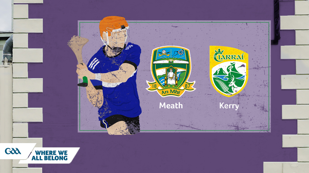 Meath GAA Hurling vs Kerry GAA Hurling poster