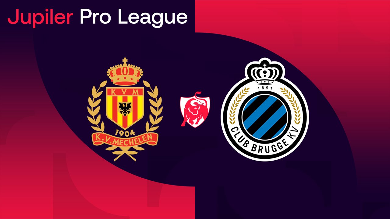 Mechelen vs Club Brugge poster