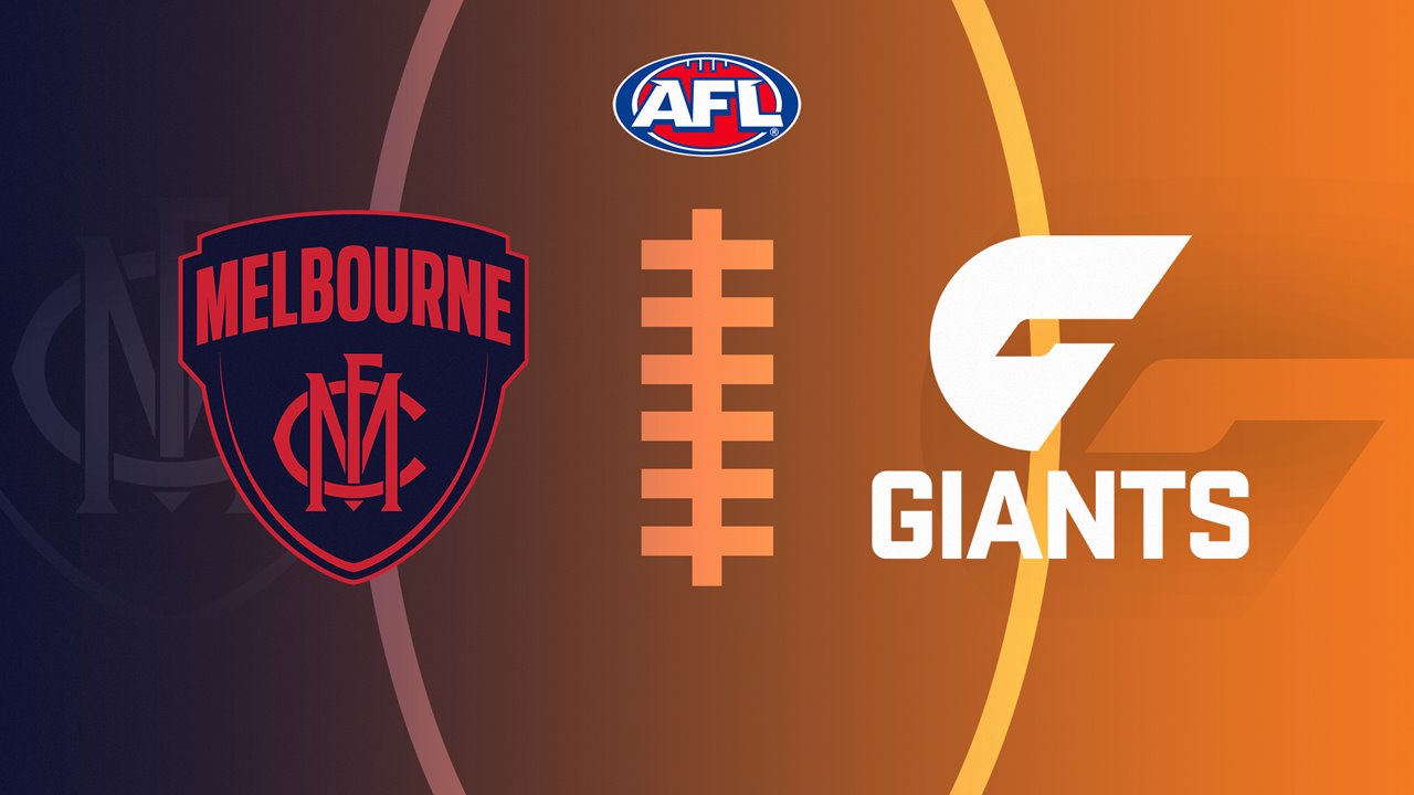 Melbourne Football Club vs Greater Western Sydney Giants poster