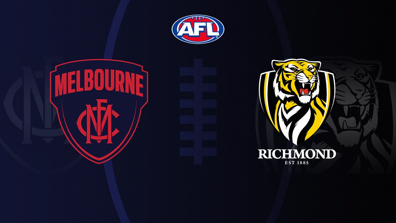 Melbourne Football Club vs Richmond Football Club poster