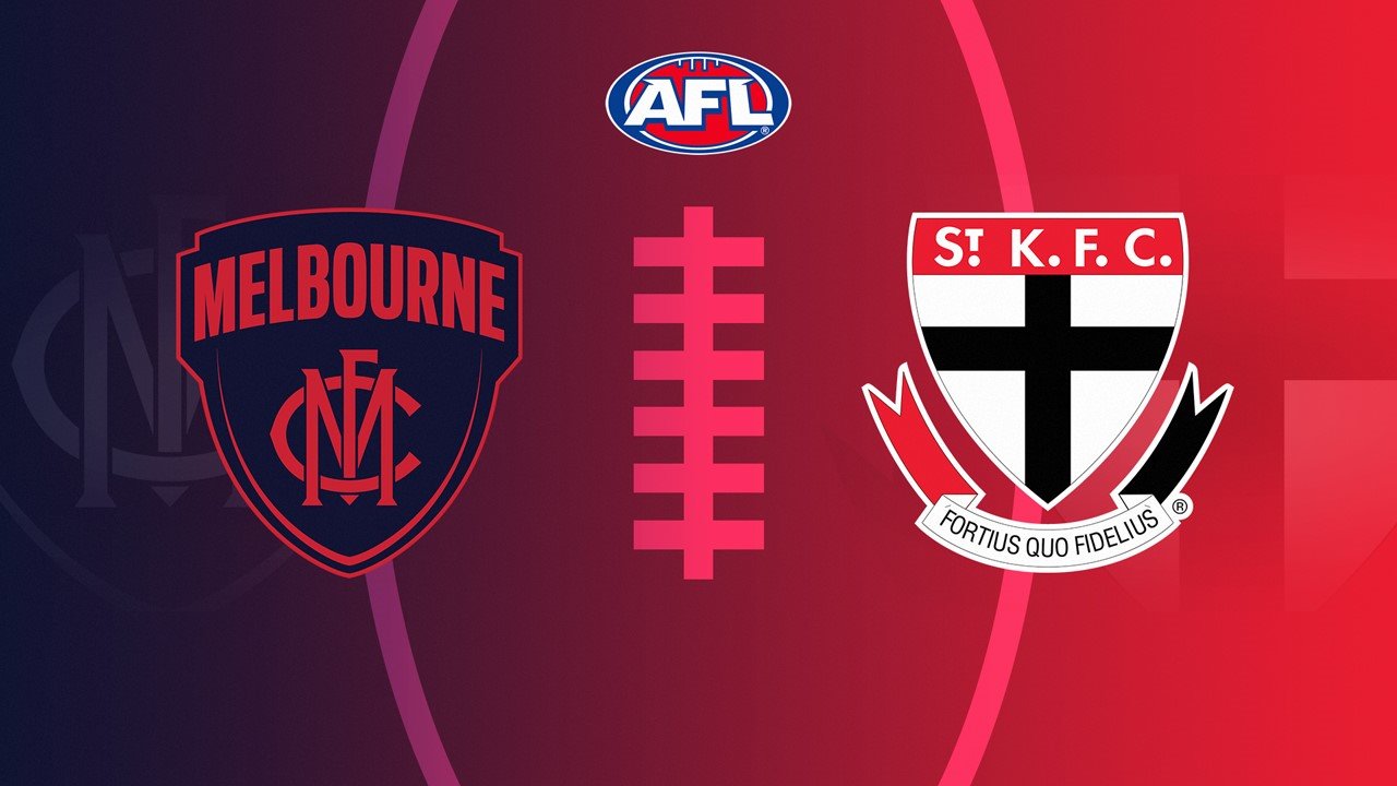 Melbourne Football Club vs St Kilda Football Club poster
