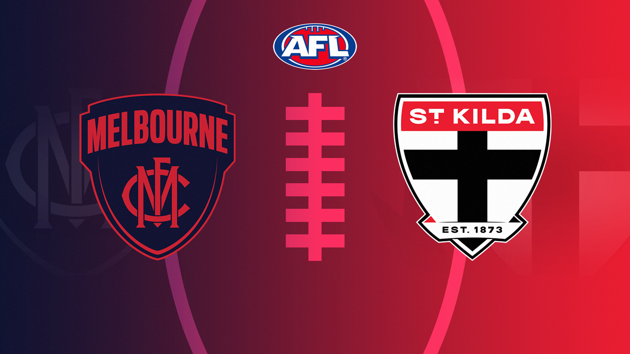 Melbourne Football Club vs St Kilda Football Club poster