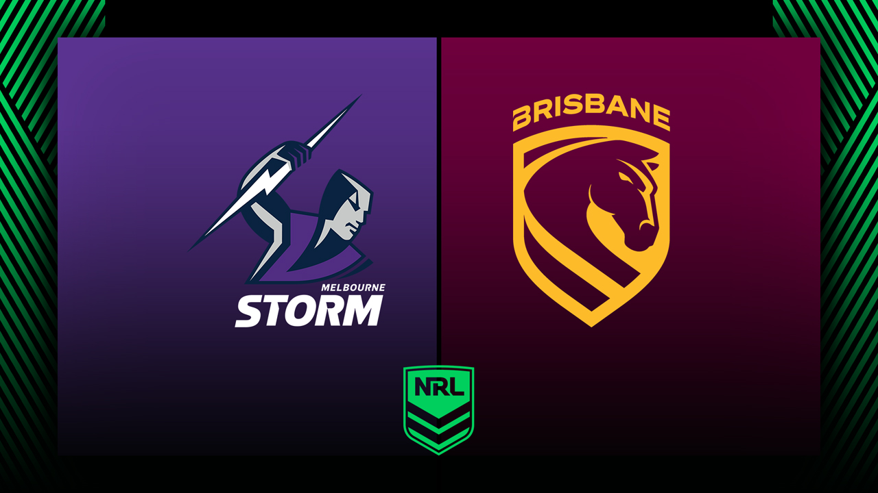 Melbourne Storm vs Brisbane Broncos poster