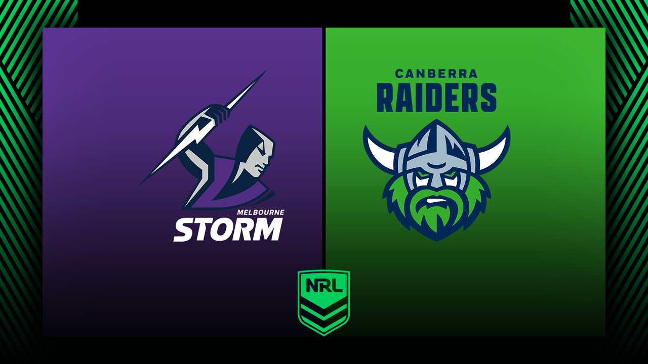 Melbourne Storm vs Canberra Raiders poster